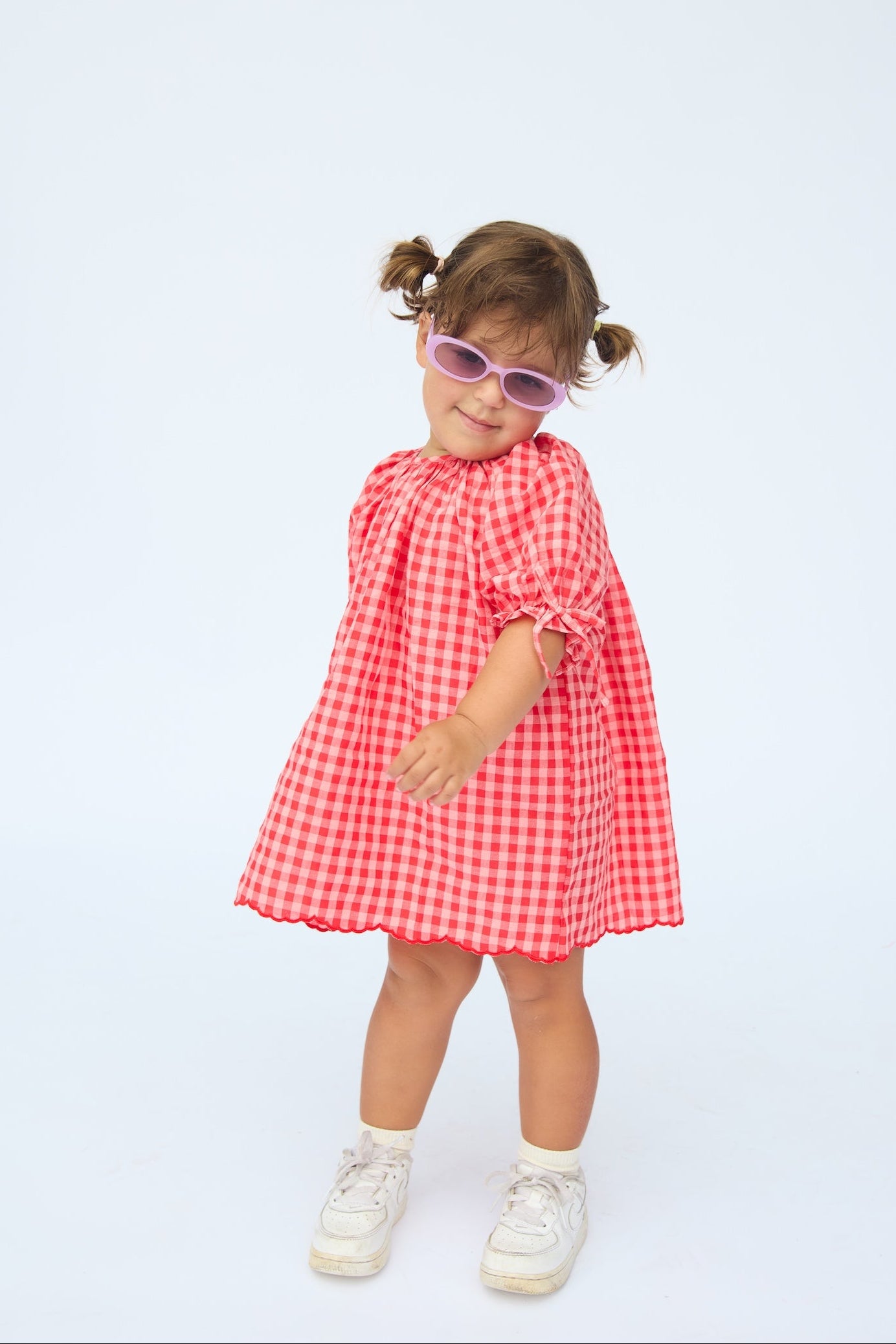 Piper Dress Red Check