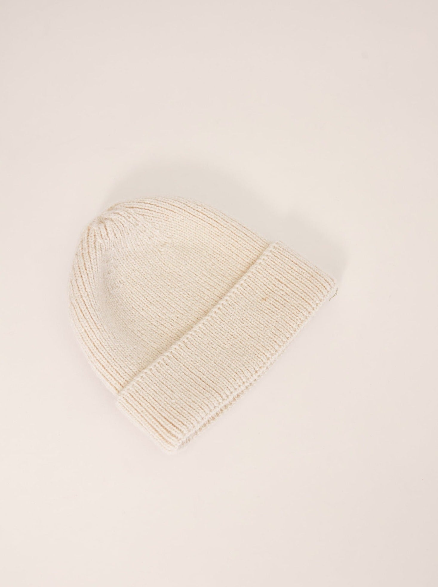 Cream Beanie