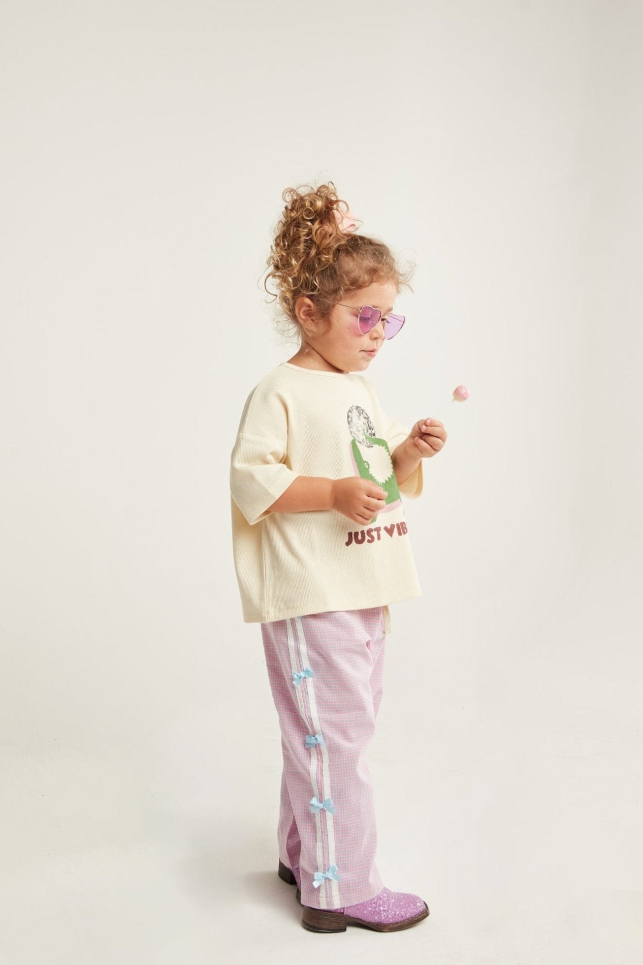Drew Pants Pink Check