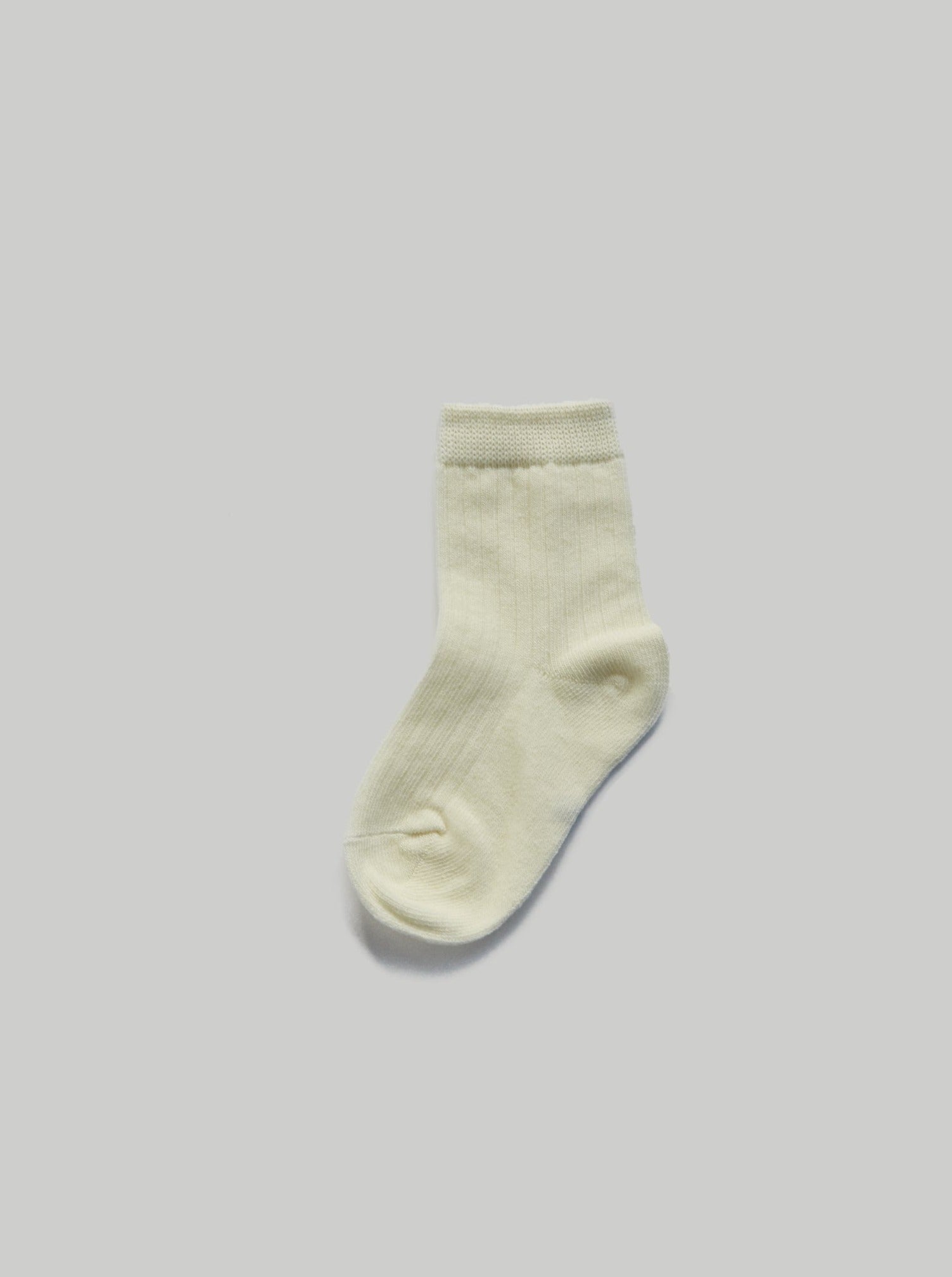 Rib Sock Off White