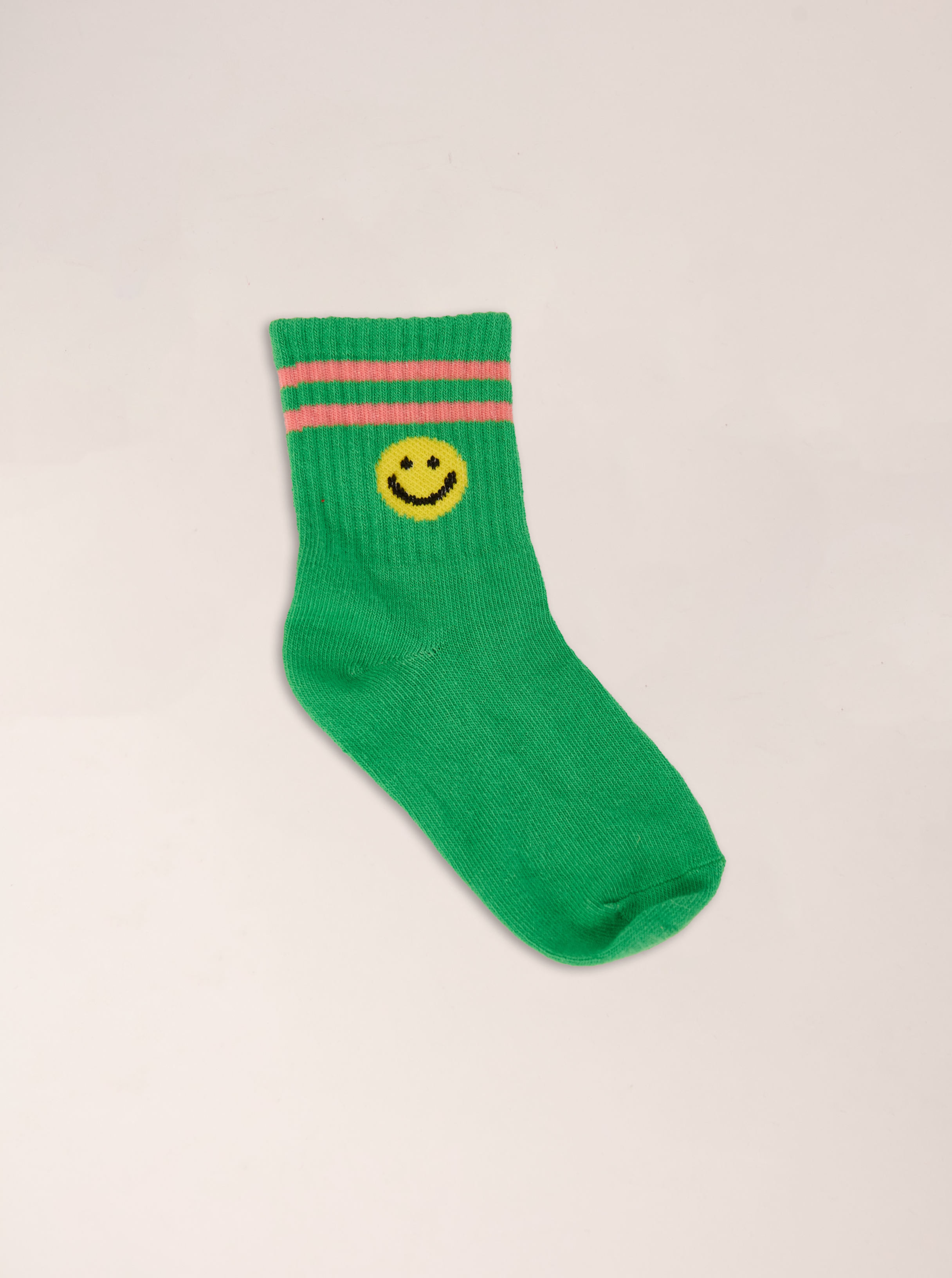 Smiley Sock Green